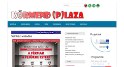 Desktop Screenshot of kormendplaza.hu